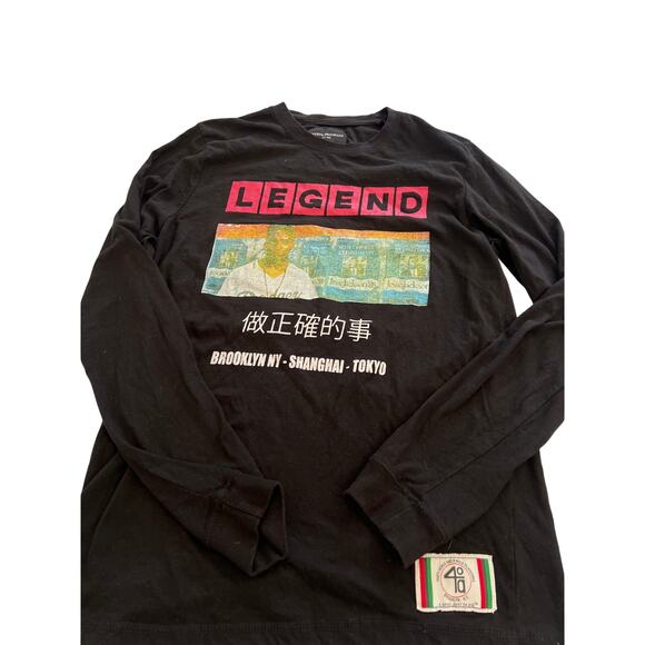 Vintage Defend Brooklyn Spike Lee 40 Acres A Mule LEGEND Long Sleeve Shirt Large - Picture 1 of 9